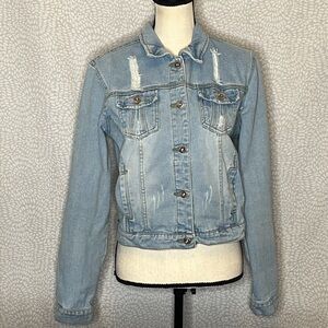 Jean Jacket Distressed